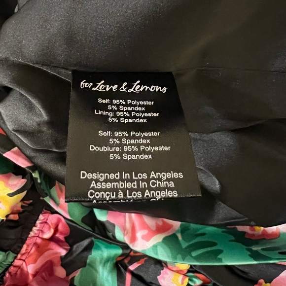 NWT For Love and Lemons Jolie Puff Sleeve Mini Dress - Picture 14 of 14